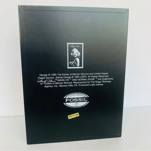 1995 Marilyn Monroe Fossil Watch and Wood Picture Box s-l400.jpg main image 3